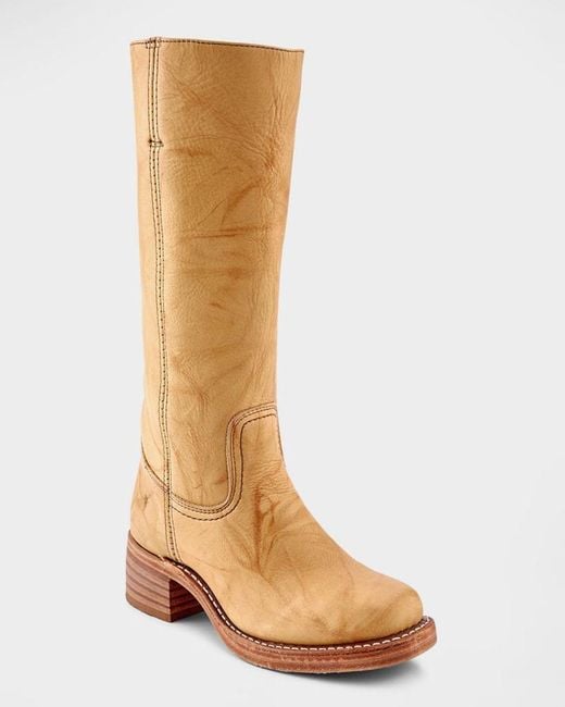 Frye Brown Campus 14l Mid Calf Boot