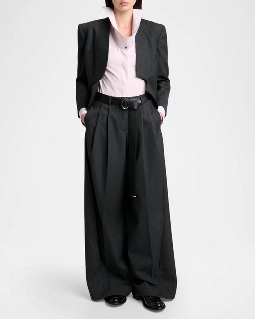 Givenchy Black Reverse Lapel Wool Jacket
