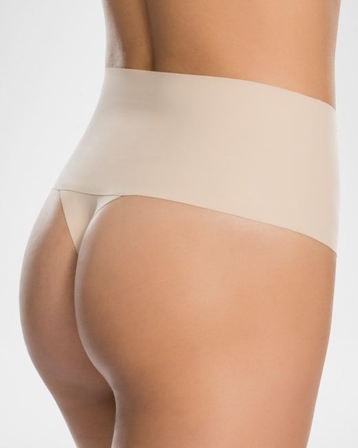 Spanx Brown Smooth Undie-Tectable Thong