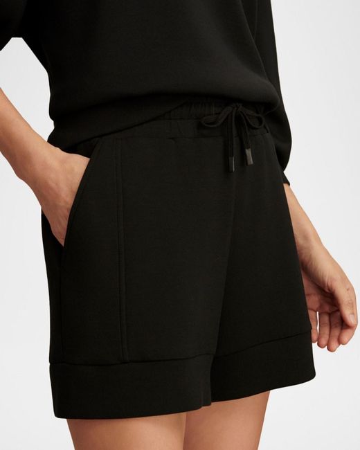 Varley Black Atrium Drawstring Shorts