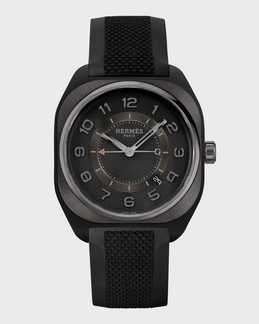 Hermès Black H08 Watch, 42 Mm for men