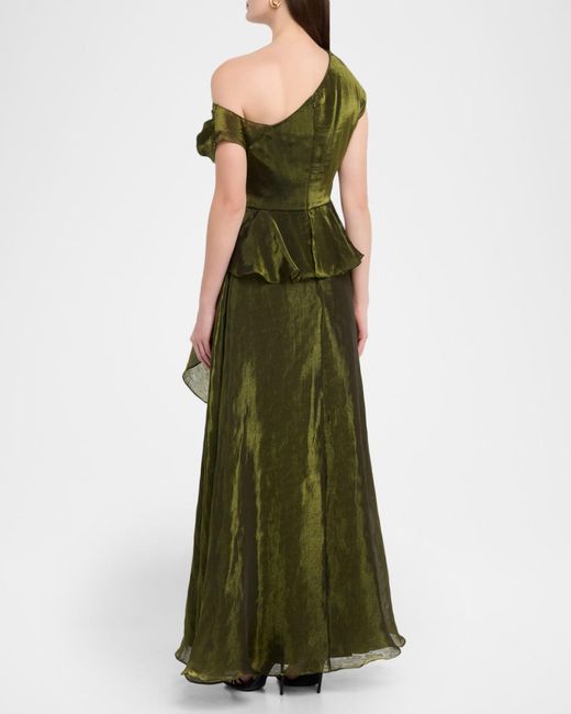 slim fit dress slacks Pauline Peplum Dress, in Secret Garden | Show Me Your Mumu main image 1