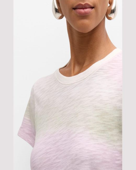 ATM Multicolor Slub Jersey Short-Sleeve Schoolboy T-Shirt