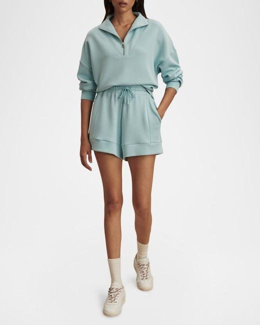 Varley Blue Atrium Drawstring Shorts