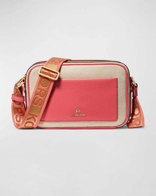 MICHAEL Michael Kors Pink Maeve Large Pocket Crossbody Bag