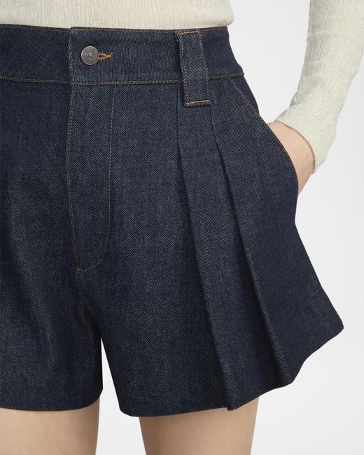 FRAME Blue The Structural Shorts
