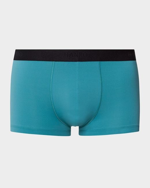 Hanro Blue Micro Touch Boxer Brief for men