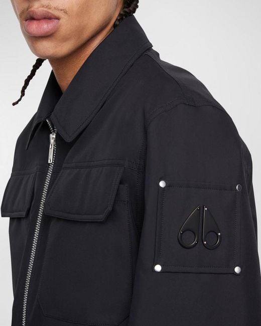 Moose Knuckles Black Apos;S Jacques Jacket for men