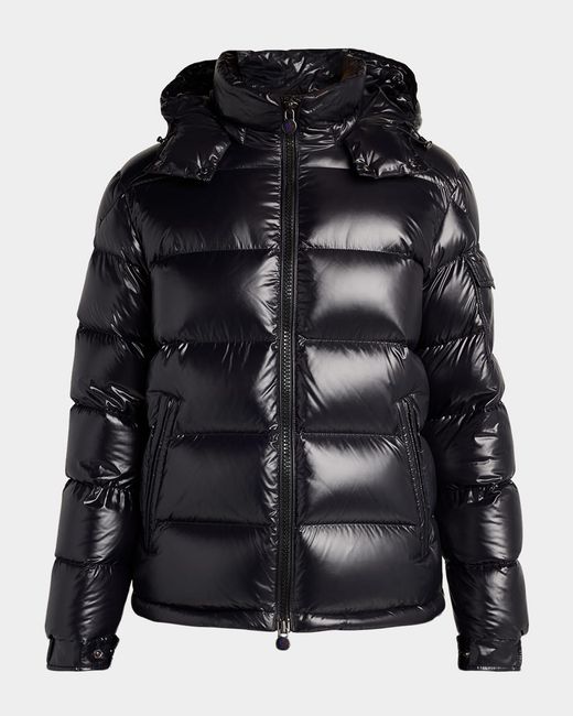 Moncler Black Apos;S Hooded Down Puffer Jacket for men