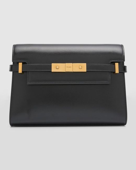 Manhattan Small Box Leather Shoulder Bag