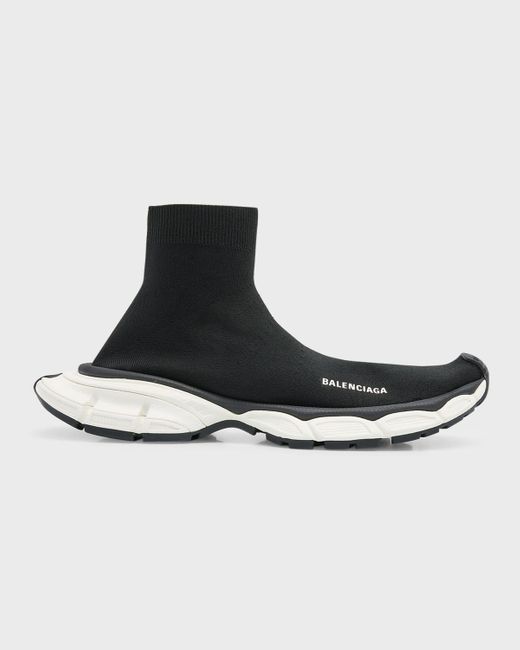 Balenciaga White 3xl Sock Recycled Knit Sneakers for men