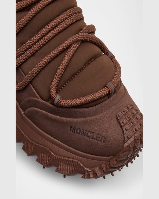Moncler Brown Trailgrip Snow Scraper Gtx Snow Boots for men