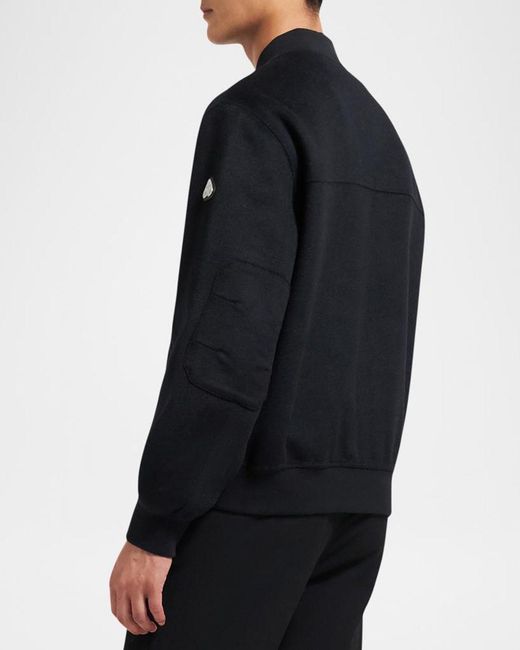Moose Knuckles Black Apos;S Alder Bomber Jacket for men