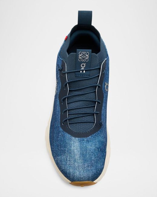 Loewe Blue Cloudtilt Denim Sneakers