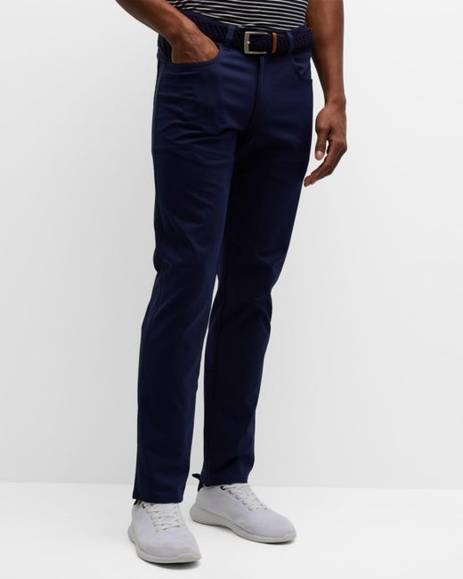 Peter Millar Blue Eb66 5-pocket Performance Pants for men