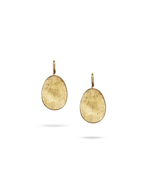 Marco Bicego Metallic 18k Yellow Gold Lunaria Drop Earrings