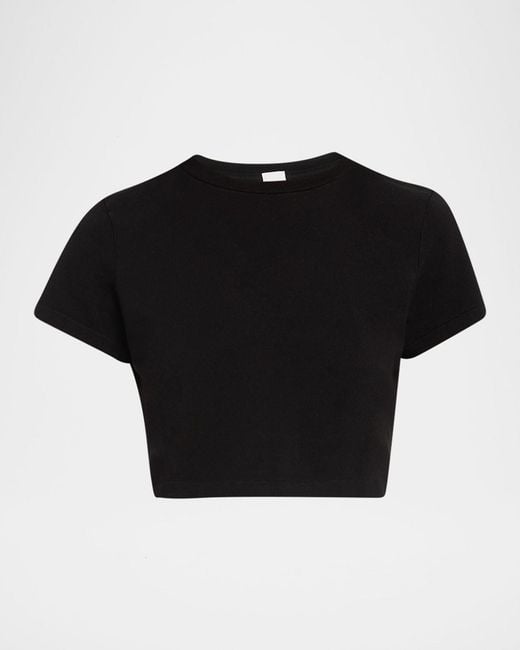 Re/done Black Micro Tee