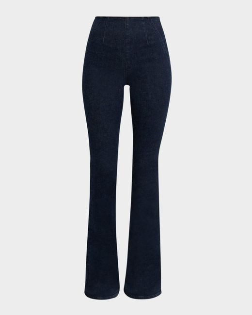 Veronica Beard Blue Beverly Off-Duty Skinny Flare Jeans