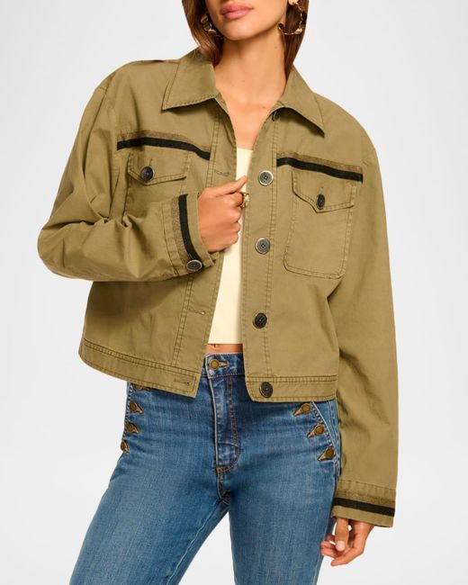 Ramy Brook Green Nikola Utility Jacket