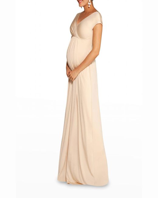 TIFFANY ROSE Natural Maternity Francesca Maxi Dress