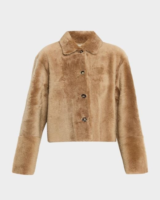 UTZON Natural Julee Shearling Jacket