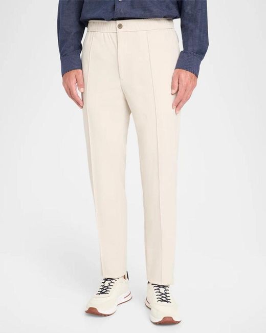 Theory Natural Apos;S Curtis Precision Ponte Drawstring Pants for men