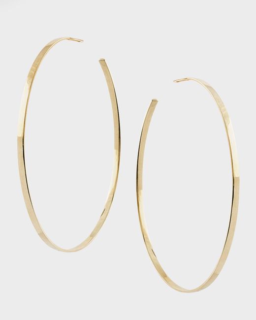 Lana Jewelry Natural Large Sunrise Hoop Earrings In 14k Gold