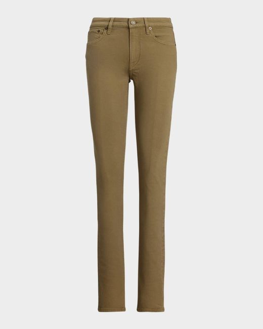 Ralph Lauren Green Barrett Slim Denim Jeans