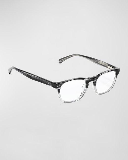 Eyebobs Metallic Old Sport Rectangular Acetate Readers