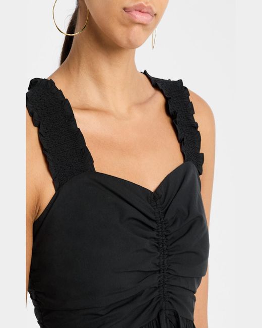 Rails Black Irisa Poplin Midi Dress