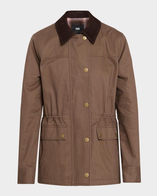 PAIGE Brown Caleb Barn Jacket
