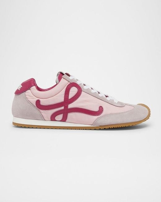Loewe Pink Flow Retro Runner Sneakers