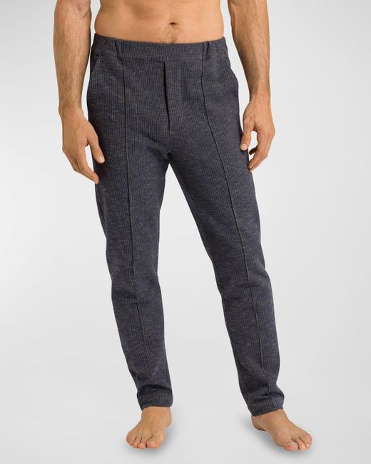 Hanro Blue Smartwear Cotton Leisure Pants for men