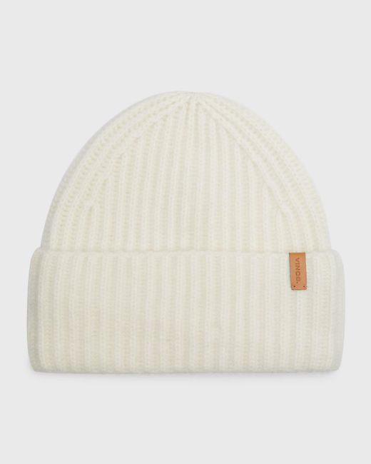 Vince Natural Cashmere Chunky Knit Beanie