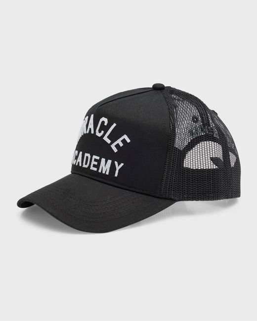 NAHMIAS Black Miracle Academy Trucker Hat for men