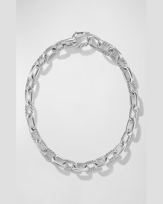 David Yurman Metallic Dy Madison Chain Bracelet In Silver, 6mm for men