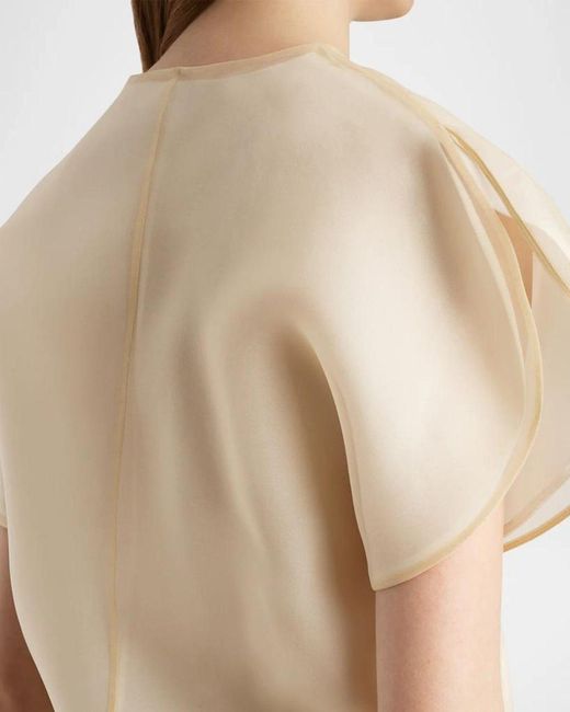 Khaite Natural Briar Silk Top
