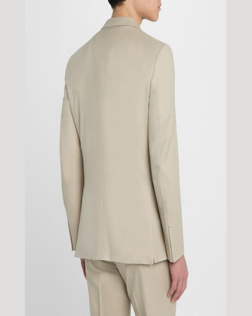 Mens Black Porto Suit – Slim Fit Superfine Wool by Ermenegildo Zegna