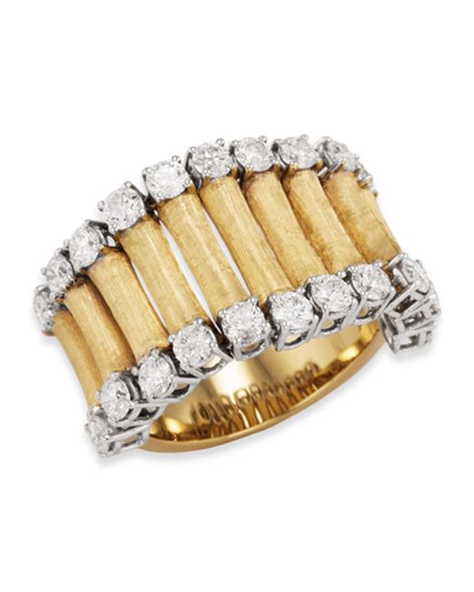 Staurino Metallic 18k Yellow Gold Diamond Tiptop Ring