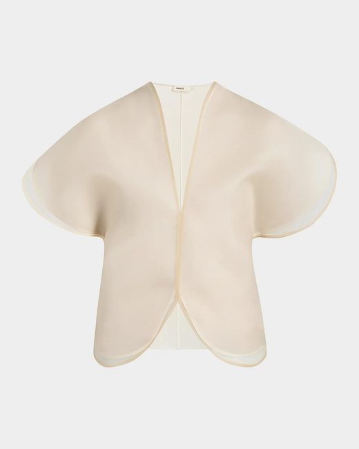 Khaite Natural Briar Silk Top