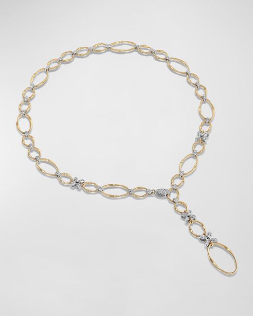 Marco Bicego Marrakech Onde 18k Yellow And White Gold Lariat