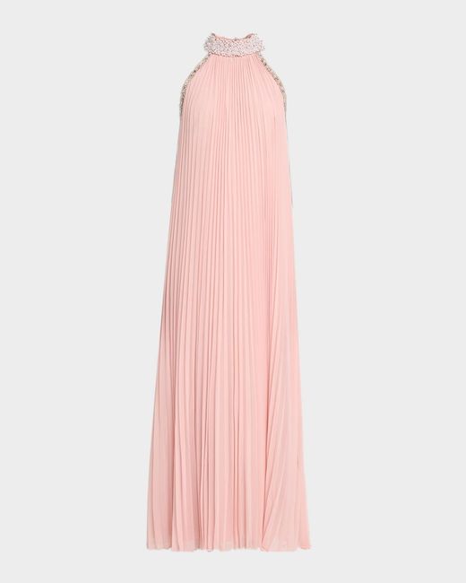 open lace back dress 1980s EMANUEL UNGARO Silk Jersey Floral Dress main image 0