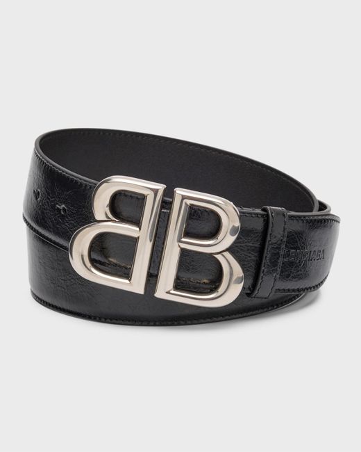 Balenciaga Black Monaco Belt 40 for men