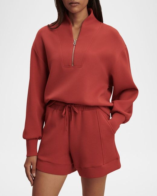 Varley Red Atrium Drawstring Shorts