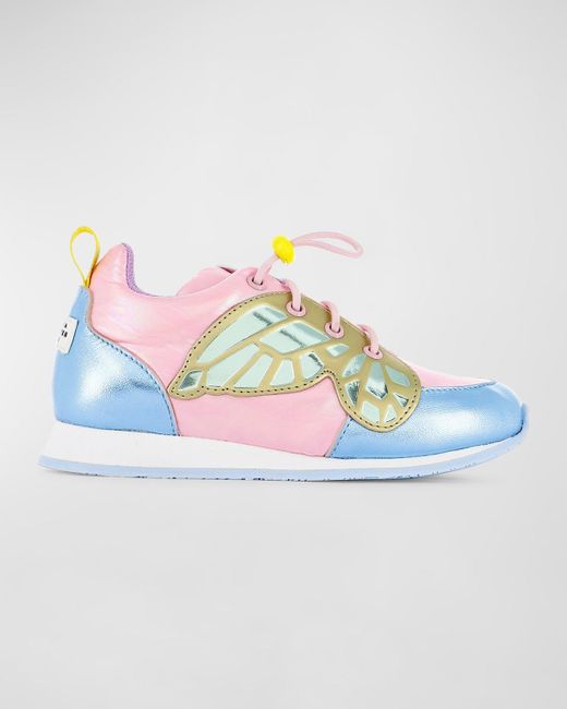 Sophia Webster Blue Girl's Chiara Butterfly Sneaker, Baby/toddler/kids