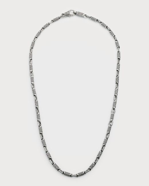Konstantino Multicolor Sterling Silver Necklace for men