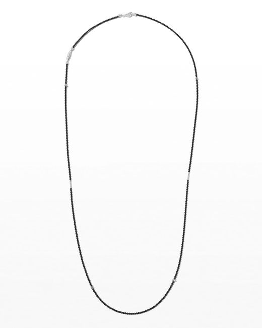 Lagos Blue Caviar Icon Long Single-strand Bead Necklace, 34"
