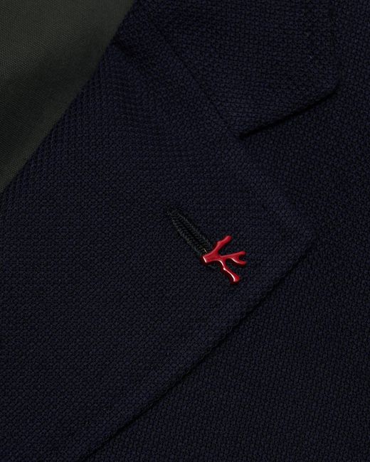Isaia Blue Apos;S Capri Wool Jacket for men