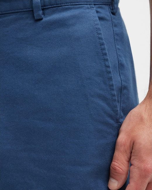 Peter Millar Blue Apos;S Pilot Flat Front Shorts for men