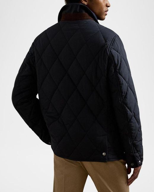 Ralph Lauren Blue Apos;S Carleton Quilted Down Jacket for men